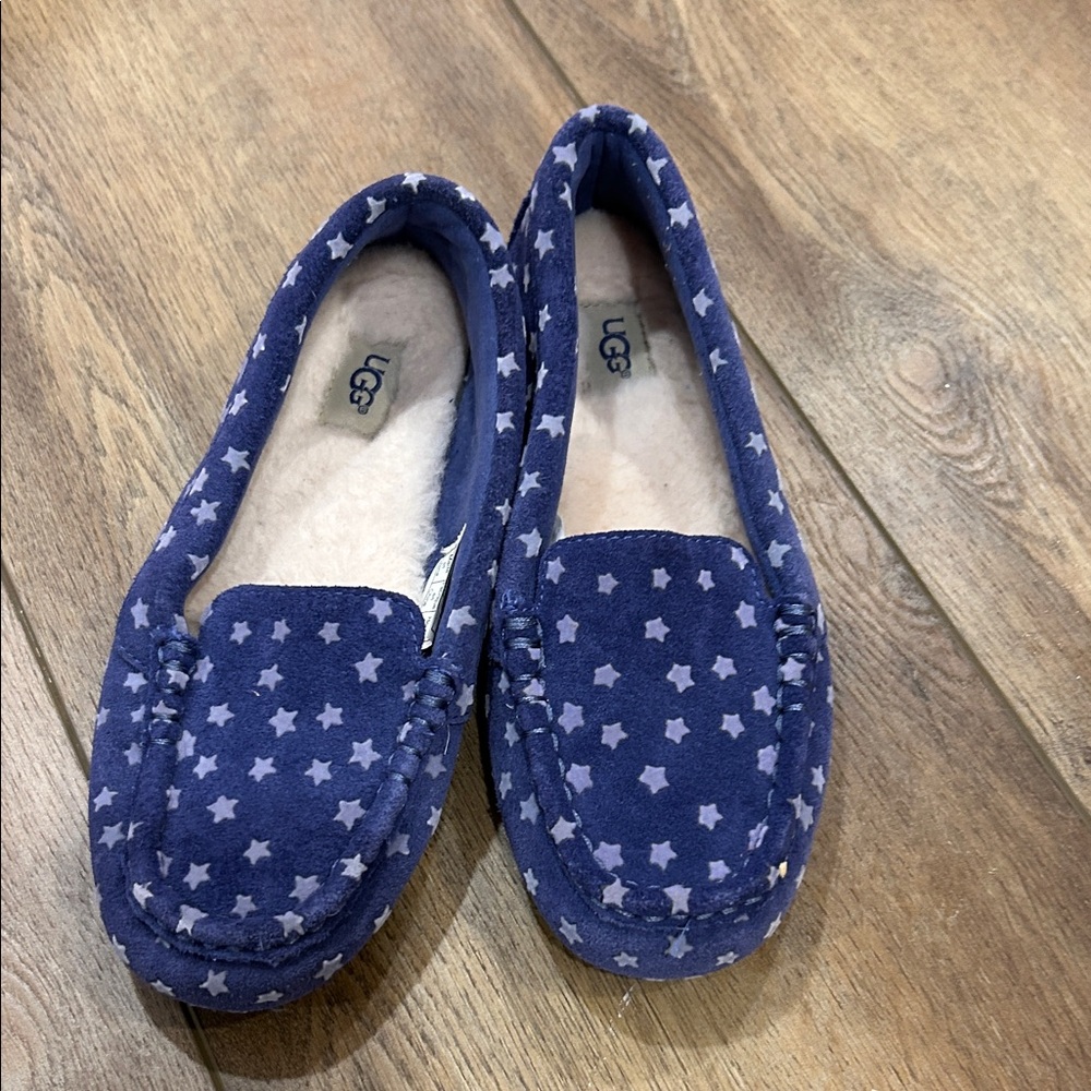 UGG Navy Starry Slippers